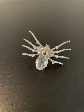 Silver spider ring